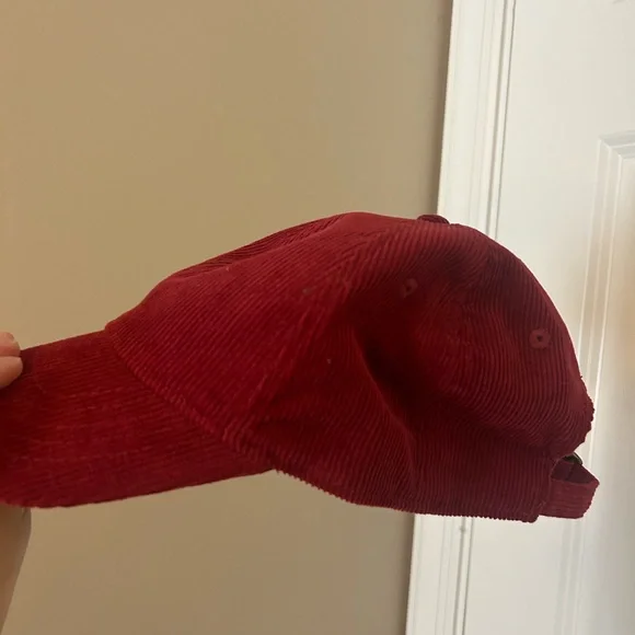 Red Corduroy and Black & White Hats - Picture 3 of 9